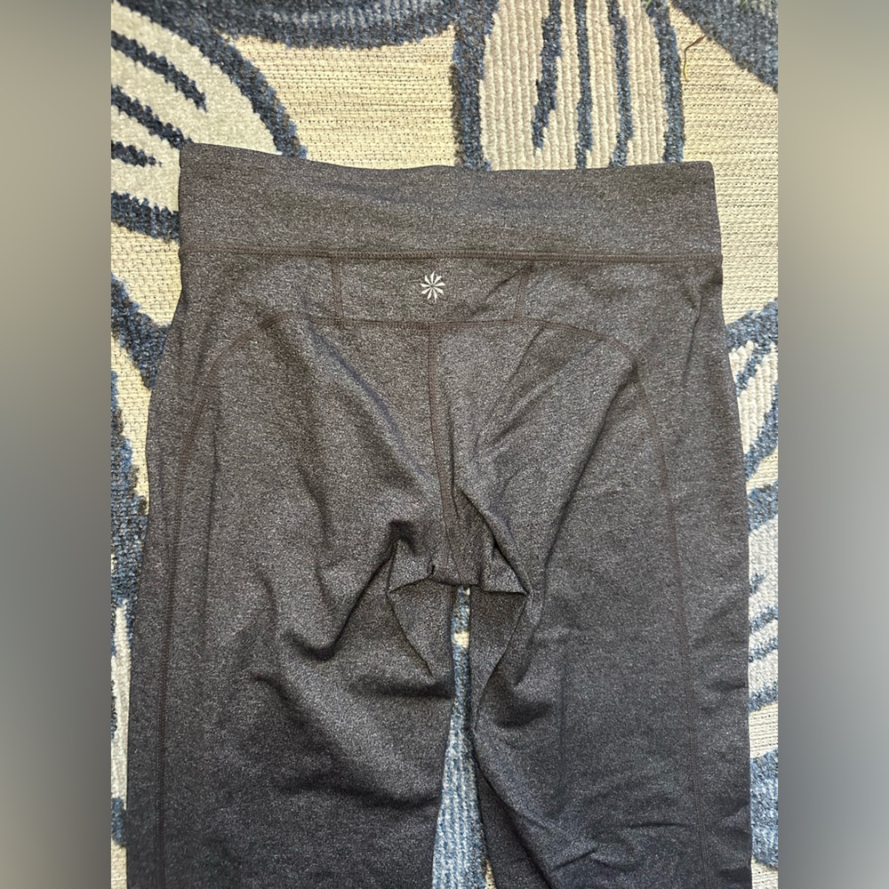 Athleta Gray Flare Leg Leggings Medium Tall - Picture 5 of 5